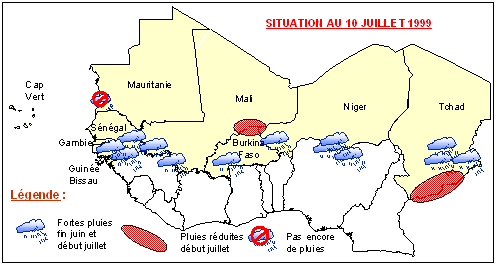 Carte sensible du Sahel