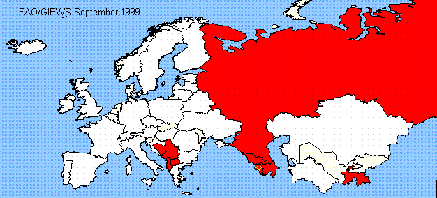 Europe sensitive map