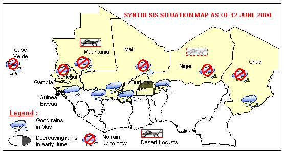Sensitive Map of the Sahel countries