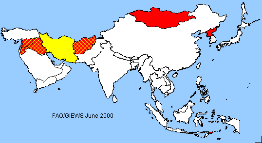 Asia sensitive map