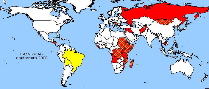 Carte sensible du monde