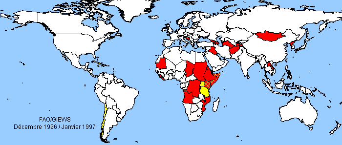 Carte sensible du monde