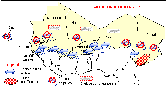 Carte sensible du Sahel