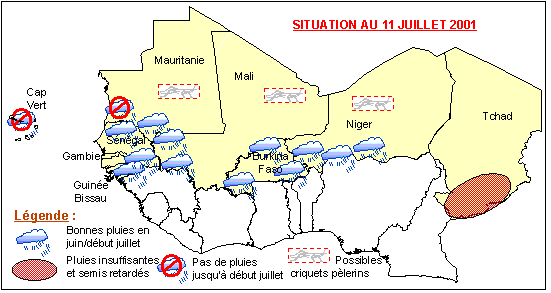 Carte sensible du Sahel