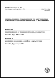 FAO Fisheries Report No. 743/FAO, Rapport sur les p&ecirc;ches n&deg; 743