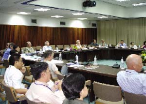 Participants at the FAO expert meeting on avian influenza in Asia