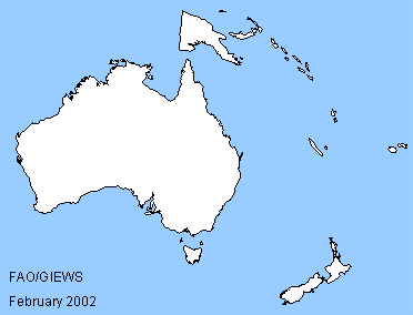 Oceania Map