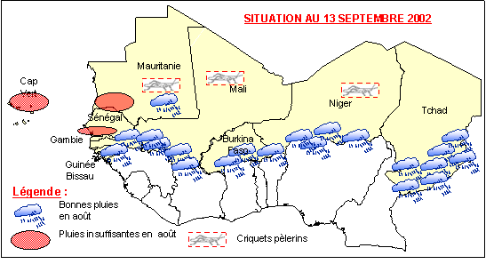 Carte sensible du Sahel