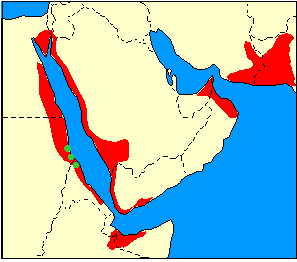 12 November. First swarms on Sudan coast in rainfall area