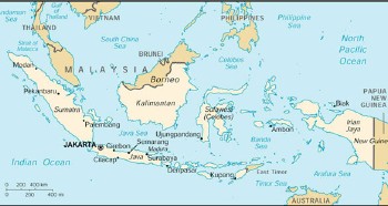 Map of Indonesia