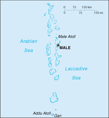 Map of Maldives