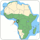 Geographical situation of Gabon