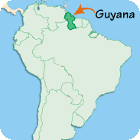 Geographical situation of Guyana
