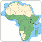Georgraphical situation of Kenya