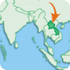 Geographical situation of Laos
