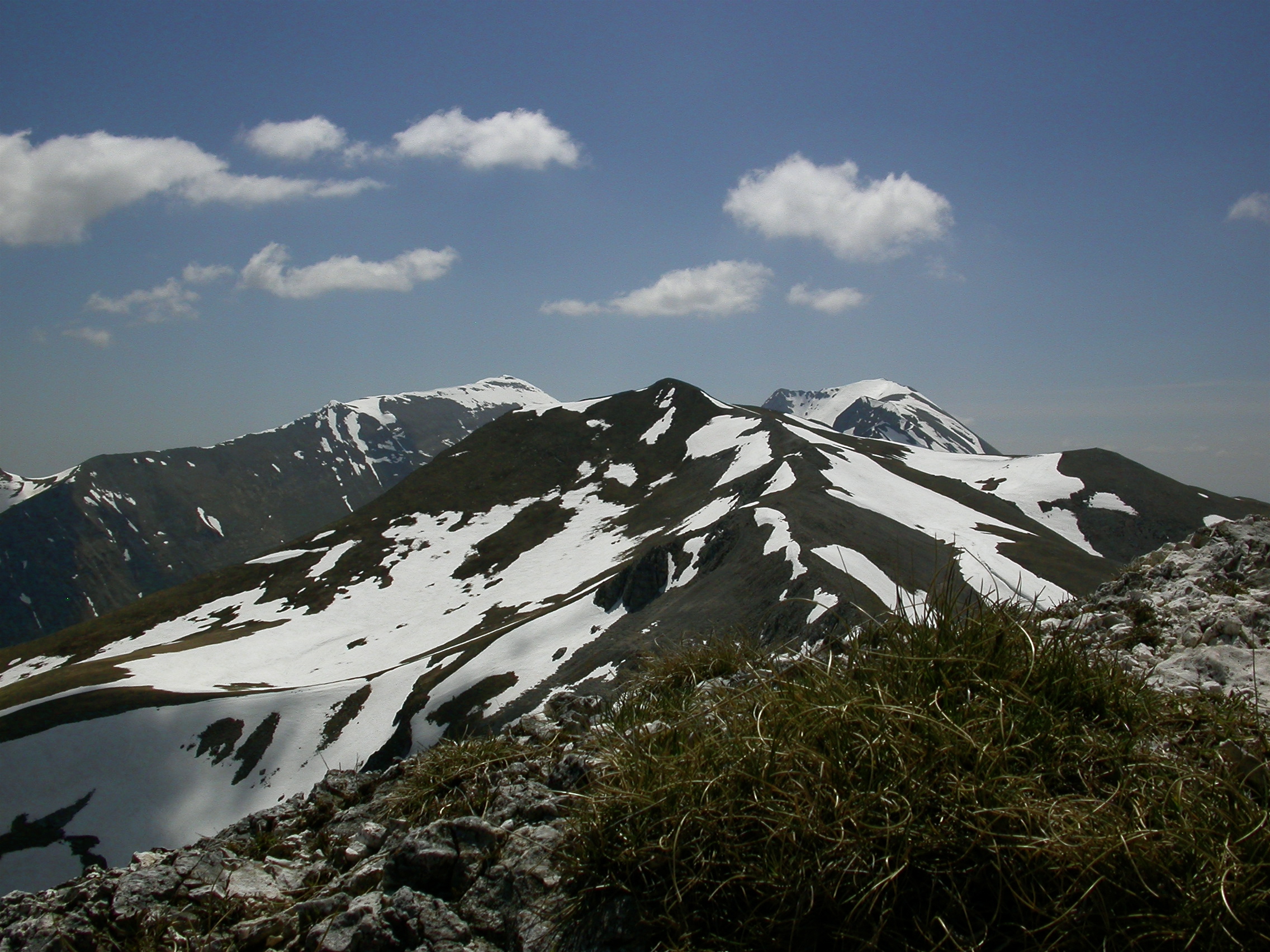 View from Monte Argentella, 2 201 metres, in Monti Sibillini National Park