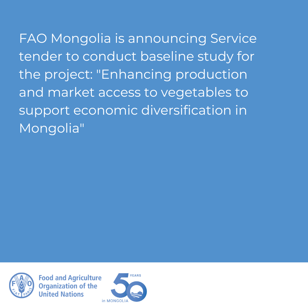 FAO in Mongolia | Food and Agriculture Organization of the United Nations