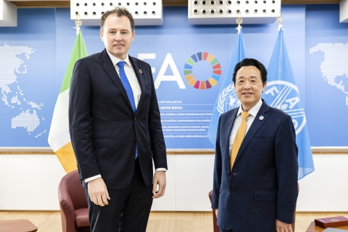 Read-out of the FAO Director-General’s meeting with Charlie McConalogue, Minister for Agriculture, Food and the Marine of Ireland