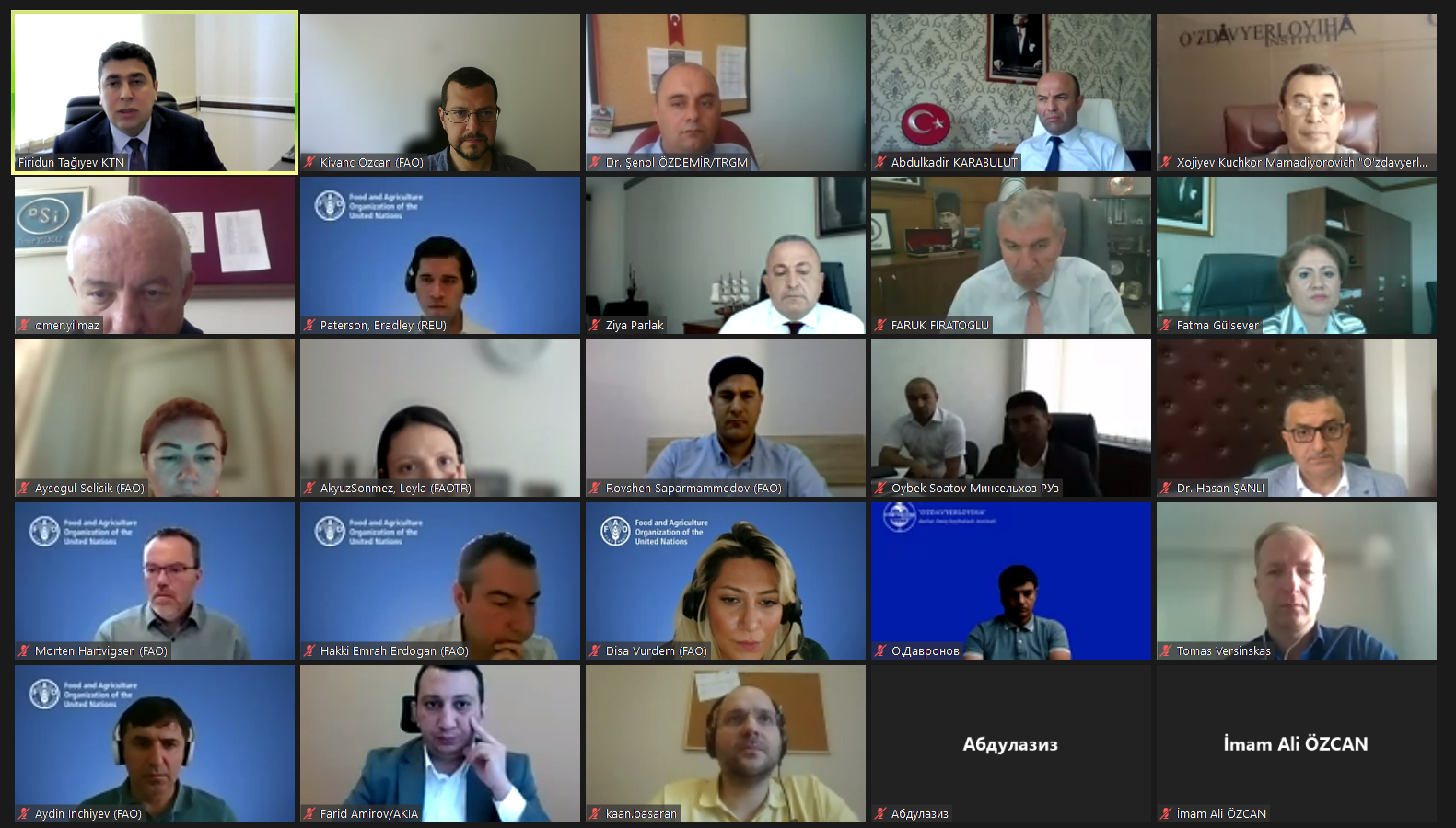 Land banking project advances with inception meeting FAO and Türkiye