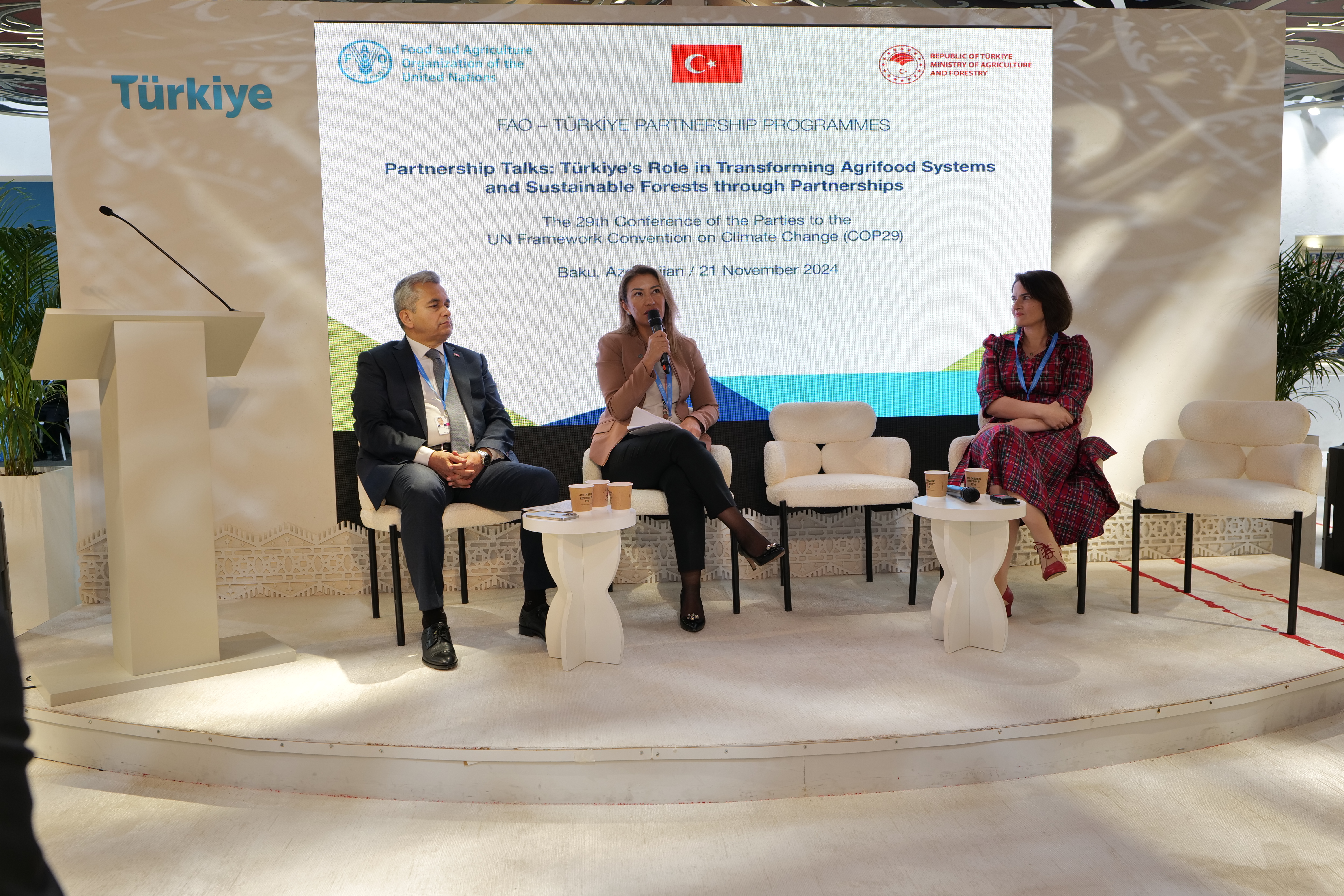 Türkiye and FAO showcase transformative climate solutions at COP29 side ...