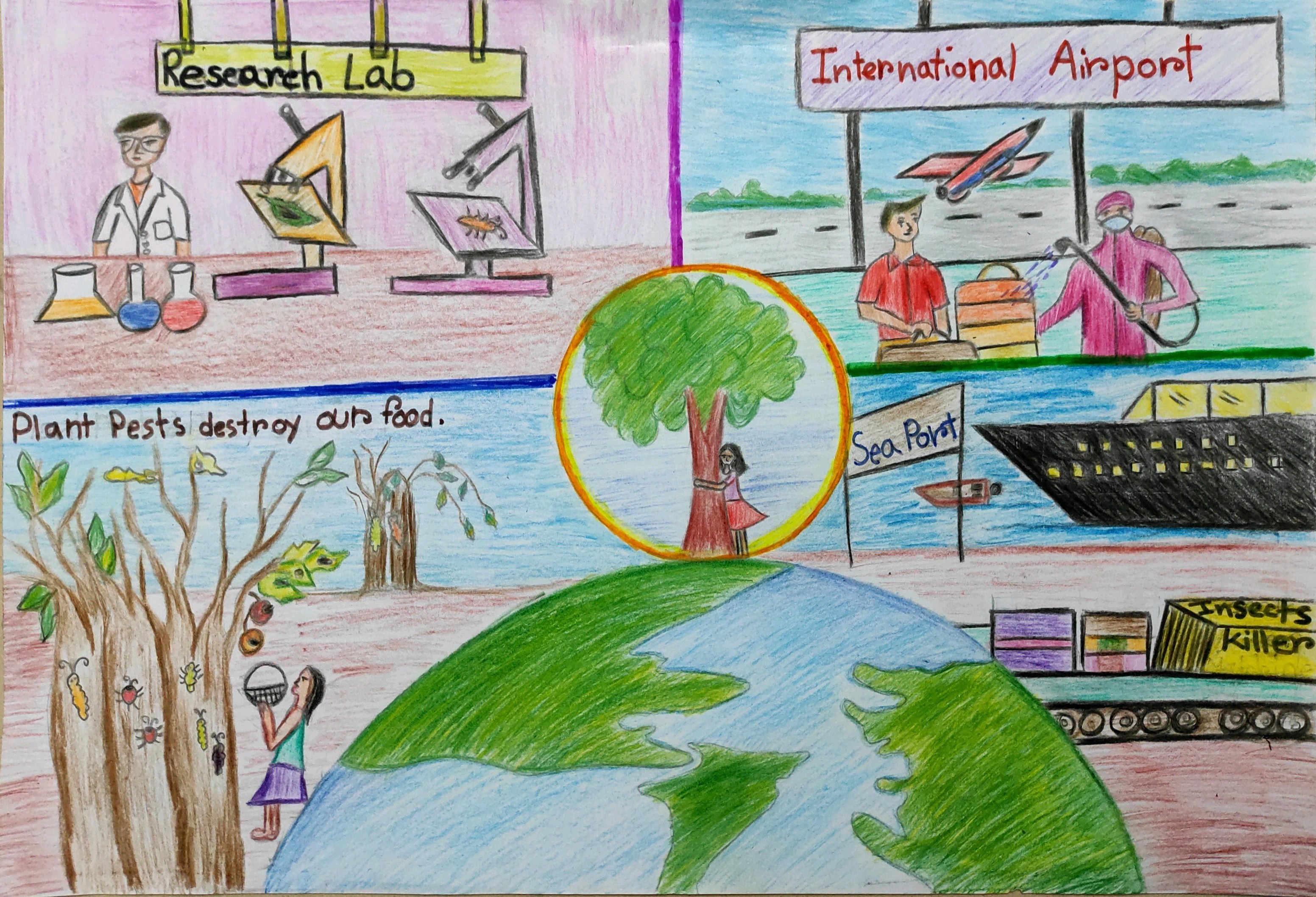 Drawing competition... - Green Field Convent School Dangarh | Facebook