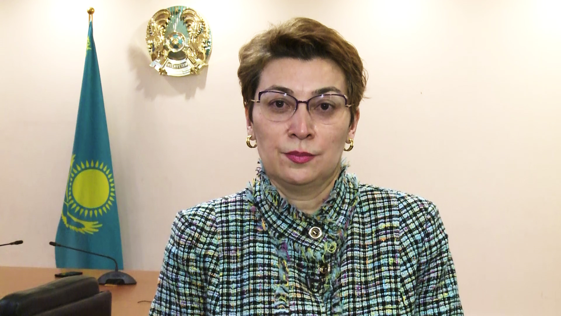 Doctor Mrs Aizhan Yesmagambetova, Vice-Minister of Health Care, Kazakhstan
