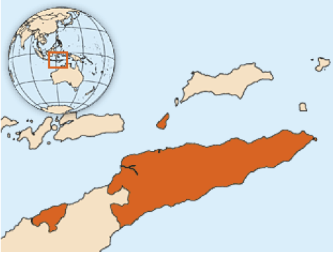 Map Timor-Leste