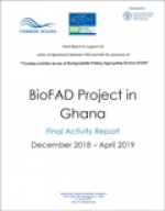 Final Report in support of: Training activities on use of Biodegradable Fishing Aggregating Devices (FADs)