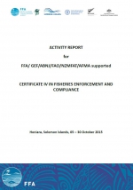 Report of the Certificate IV in Fisheries Enforcement and Compliance Training Course