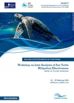 Report of the First Workshop on Joint Analysis of Sea Turtle Mitigation Effectiveness
