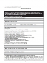 Project document: Sustainable Fisheries Management and Biodiversity Conservation of Deep-sea Living Marine Resources and Ecosystems in the ABNJ