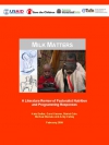 Milk Matters - A literature review of pastoralist nutrition and programming responses