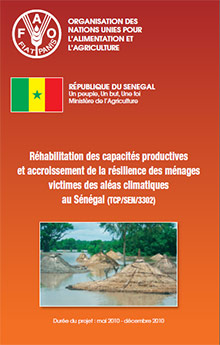 Réhabilitation des capacités productives et accroissement de la résilience des ménages victimes des aléas climatiques au Sénégal (TCP/SEN/3302)