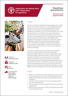 Transhumance and agropastoralism in the Central African Republic (in FRENCH)