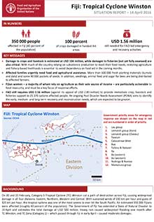 Fiji Tropical Cyclone Winston Situation Report - 14 April 2016