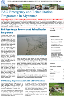 FAO Emergency and Rehabilitation Programme in Myanmar