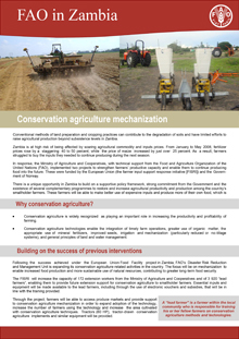 FAO in Zambia: Conservation agriculture mechanization