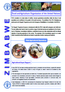 FAO Zimbabwe Factsheet
