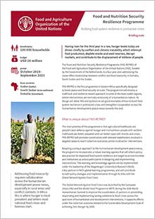 Food and Nutrition Security Resilience Programme