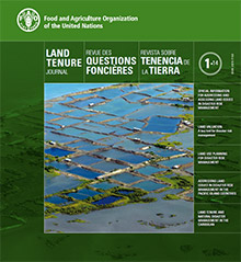 Land Tenure Journal themed edition on Disaster Risk Management