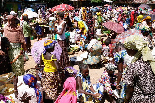 ©Nicolas Rost: Market in Ndélé, CAR