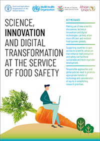 Science, innovation and digital transformation at the service of food safety