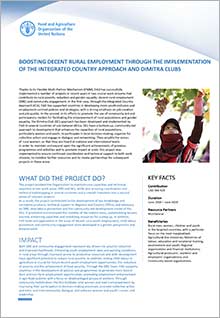 Boosting Decent Rural Employment through the Implementation of the Integrated Country Approach and Dimitra Clubs - FMM/GLO/122/MUL Boosting Decent Rural Employment through the Implementation of the Integrated Country Approach and Dimitra Clubs - FMM/GLO/122/MUL