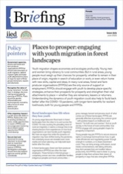 Places to prosper: engaging with youth migration in forest landscapes