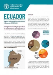 Complementarity in practice – The solidarity economy, land conservation and indigenous governance led by UNOCARC women, Ecuador