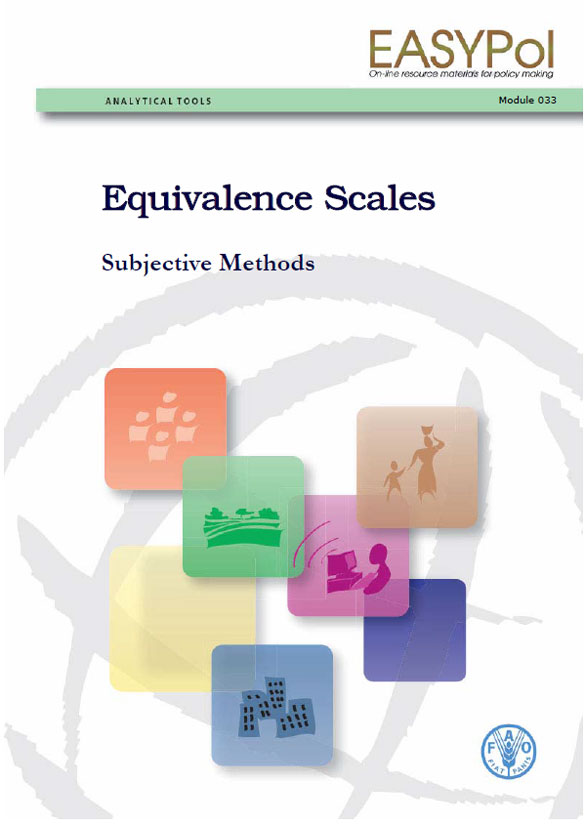 Equivalence Scales. Subjective Methods. EASYPol Series 033 Policy