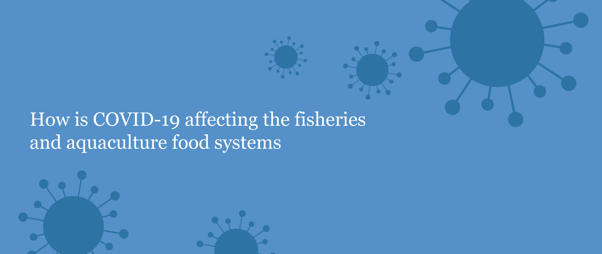 How is COVID-19 affecting the fisheries and aquaculture food systems |  GLOBEFISH | Food and Agriculture Organization of the United Nations