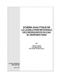 Schéma analytique de la législation nationale des ressources en eau du Burkina Faso