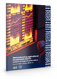 Cover Understanding agricultural investment chains