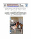 Opportunities of poultry breeding programmes for family production in developing countries: The bird for the poor